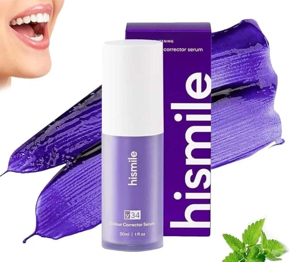 ORIGINAL HISMILE PURPLE WHITENING V34 TOOTHPASTE