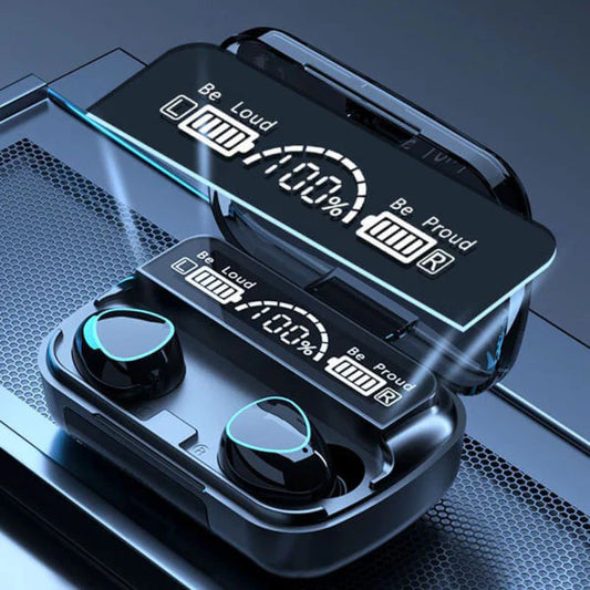 M10 TWS Wireless Earbuds Bluetooth 5.1 Touch Control Waterproof LED Display Charging Box